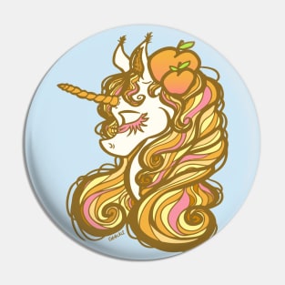 Peaches 'N Cream Unicorn Pin