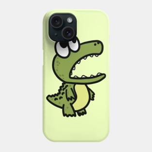 Cute Green Wild Crocodile Animal Phone Case