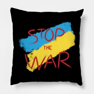 Stop The War Ukraine Support T shirt Pillow