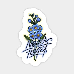 Forget me not Magnet