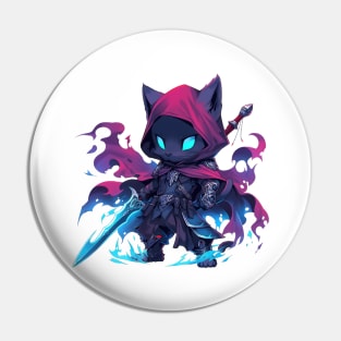 Mystic Knight Cat Hero Pin