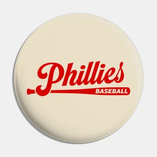 Phillies Baseball Bat Pin