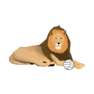 Volleyball Lion T-Shirt