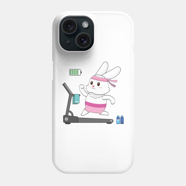 Gym Bunny Phone Case by Anicue