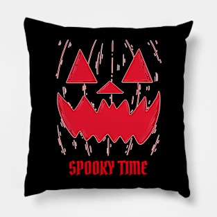 Spooky Time Pumpkin Pillow