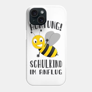 Achtung! Schulkind im Anflug | Einschulungsgeschenk Phone Case