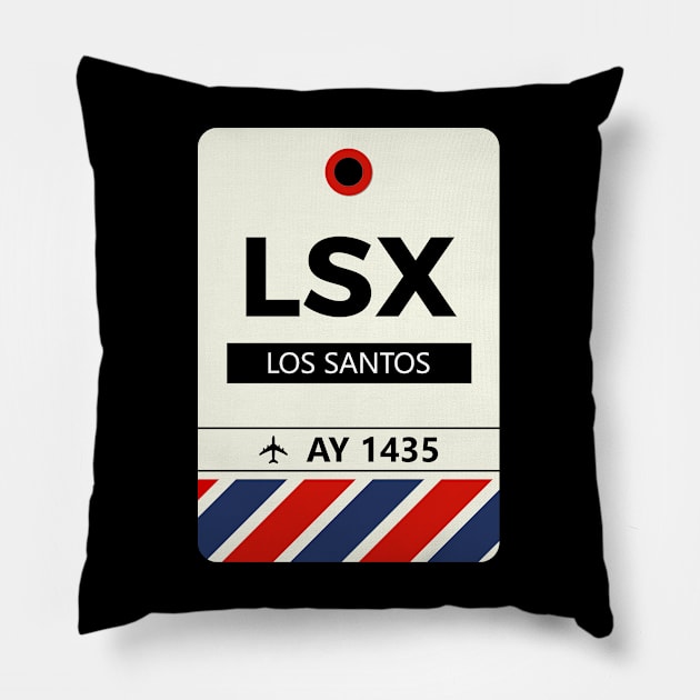 Los Santos Pillow by finngifts