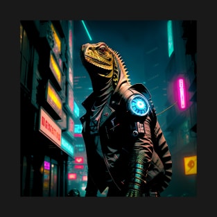 Cyberpunk Lizard 2 T-Shirt