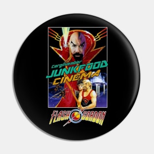 Junky Flash Gordon Collector's Sticker Pin