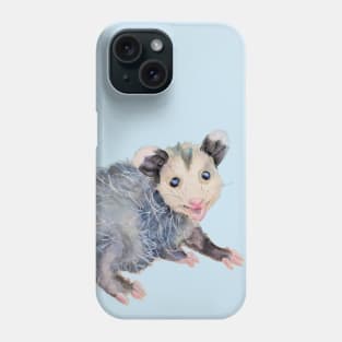 Awesome Opossum Mixed Media Illustration Phone Case