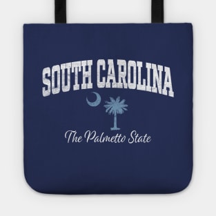 South Carolina SC Palmetto State Athletic Distressed Tote