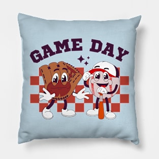 Game Day Baseball Pillow