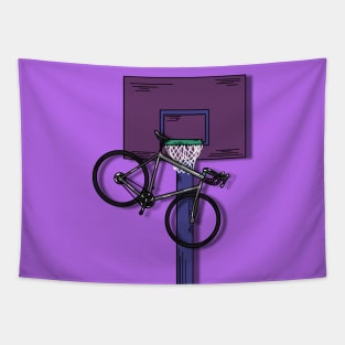 Dunk bike with Reggie Tapestry