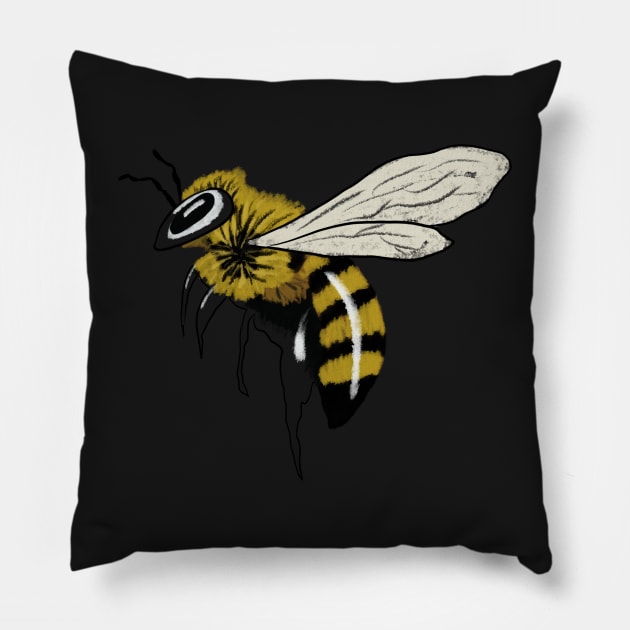 Little bee Pillow by quirkyandkind