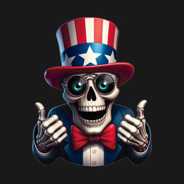 Sugar Skull Uncle Sam - Thumbs Up by ImaginativeInkPOD