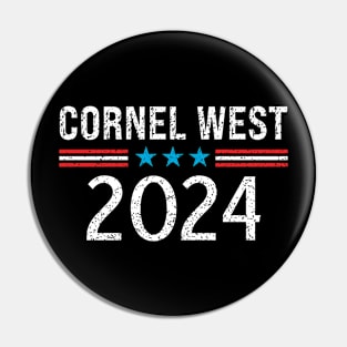 Vote Cornel West For President 2024 Pin