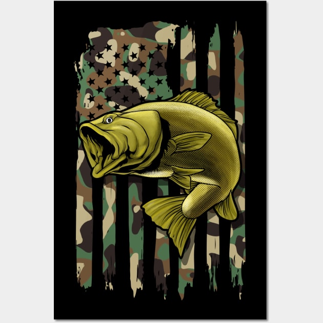 Fishing Tees Camouflage Usa Flag For Bass Fisherman Gifts Fishing Tees Camouflage Usa Flag For Bass Fisherman Gifts