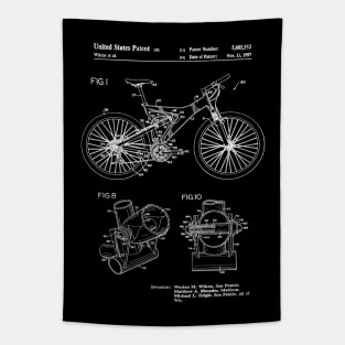 Mountain Bike Patent Inventors White Tapestry