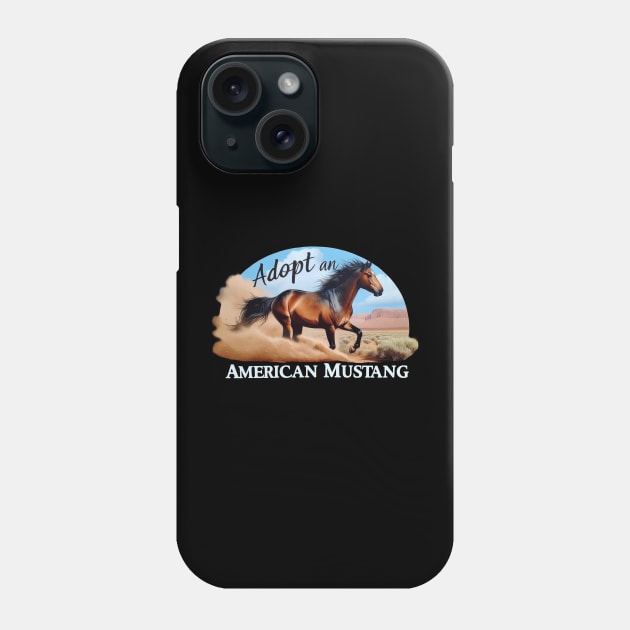 Adopt an American Mustang Phone Case by ErikaKirkyDesigns