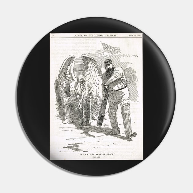 50 years of W G Grace punch cartoon 1898 Pin by artfromthepast