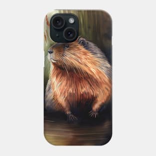 Muskrat - Watercolor Paint Phone Case