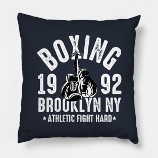 Boxing - Brooklyn NY - Fight Hard Pillow