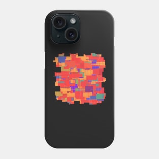 Random Shapes Abstract Pattern Phone Case