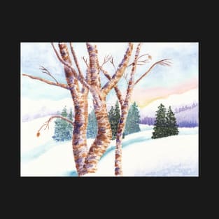 Winter Birches T-Shirt