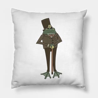 Dapper Frog Pillow