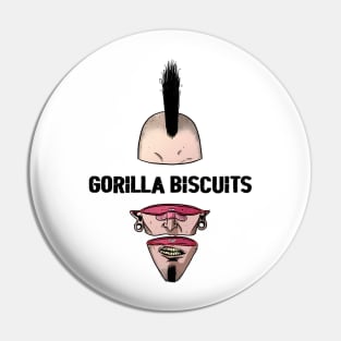 Punk Man Gorilla Biscuits Pin