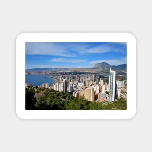 Benidorm Skyline Cityscape Costa Blanca Spain Magnet