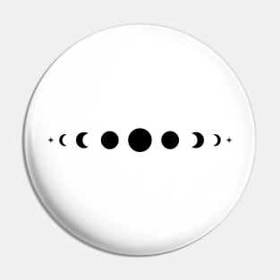 Phases of the Moon Pin