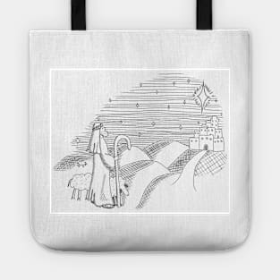 Thrill of Hope | Shepherd in Bethlehem at Christmas Tote