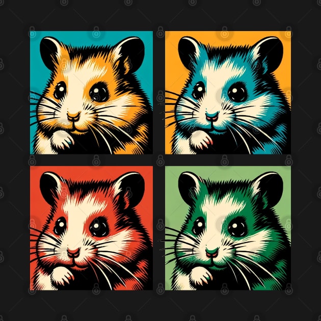 Pop Hamster Art - Cute Hamster by PawPopArt