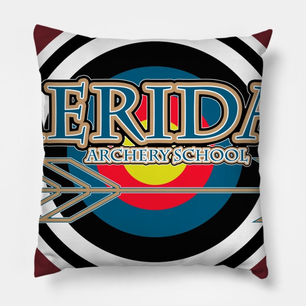 ArcherySchool Pillow by The Bandwagon Society