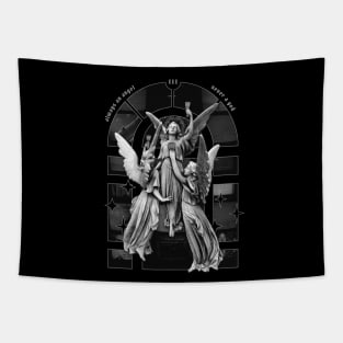 [FRONT PRINT] boygenius - always an angel (b&w) Tapestry