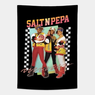 Salt N Pepa - 80s Aesthetic Design Tapestry