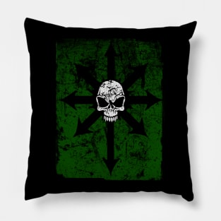 Chaos Green Pillow