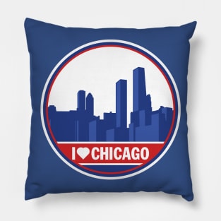 I Love Chicago T-Shirt Pillow