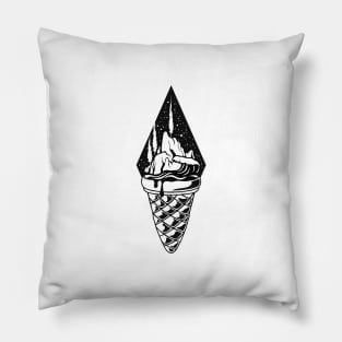 melting coner island Pillow