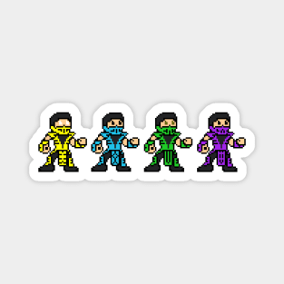 Pixel Kombat Ninjas Magnet