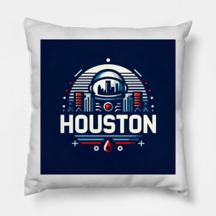 Houston City Design Pillow