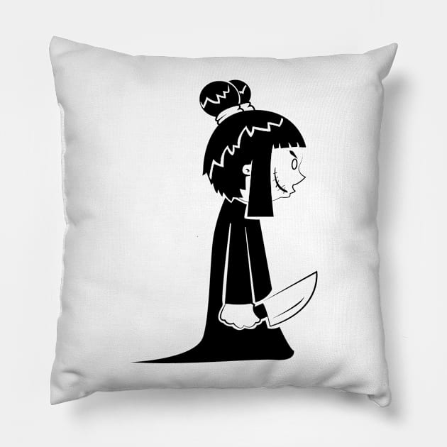 Cute Killer Pillow by volkandalyan