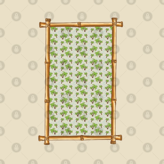 Palm Tree Tiki Frame by AnnaBanana