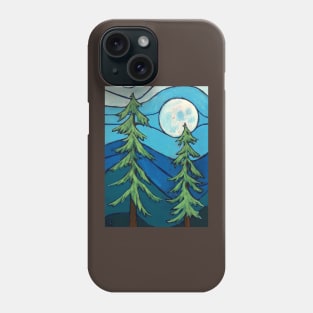 Evergreen Moon Phone Case