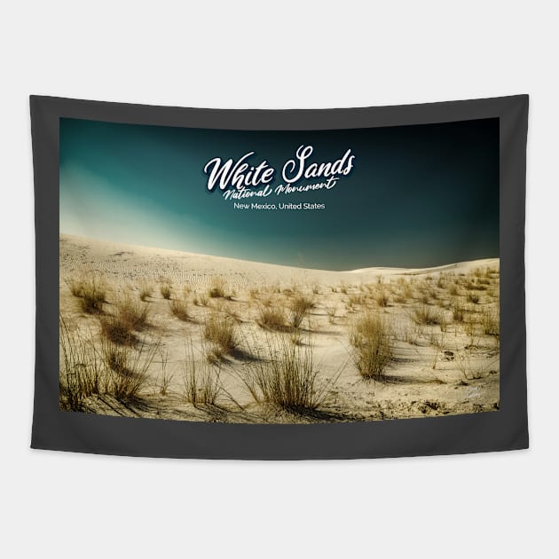 White Sands National Monument New Mexico Tapestry by Gestalt Imagery