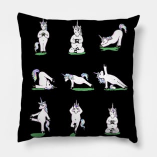 Unicorn Yoga Asana Funny T-shirt- Pillow