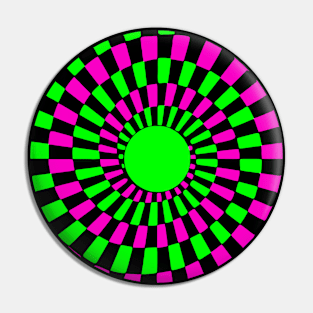 Psychedelic Spiral Pin