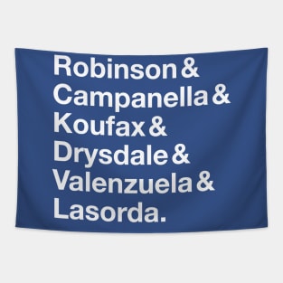 Dodger Greats Ampersand Tapestry