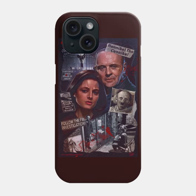 SILENCE Phone Case by spaceboycomics